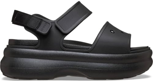 Crocs Women's Soho Y Strap Sandals Black 7 Medium
