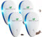 Antizanzare Ultrasuoni,Repellente ad Ultrasuoni Elettromagnetico Efficace, Repellente per Zanzare,Topi,Formiche,Mosche, Ragni,Scarafaggi-100% Professionale ed Efficace (Pacchetto di 4)