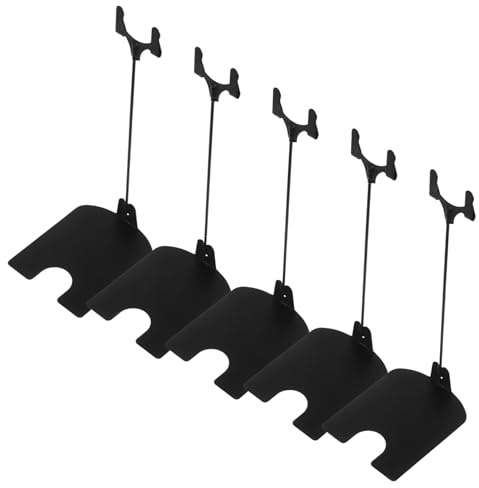 Holibanna 5 pezzi Porta Cartellino in Resistente Supporto Etichette da Tavolo Stabile e Riutilizzabile per Esposizione Negozio e Supermercato