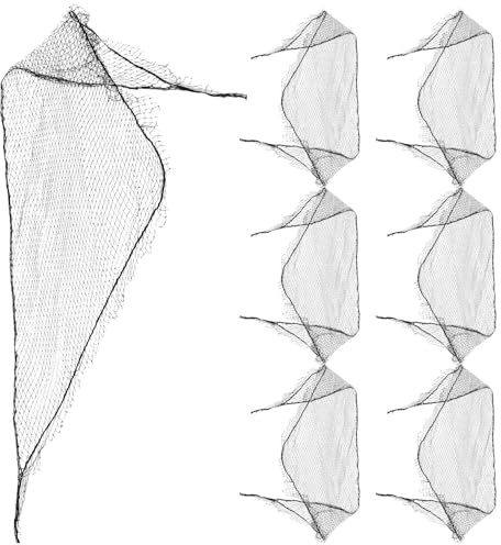 Alipis 7 Piezas Redecilla Triangular para Mujer, Elástica de Poliéster, Reutilizable para Envolver el Cabello, Adecuado para Salón y Uso en Casa
