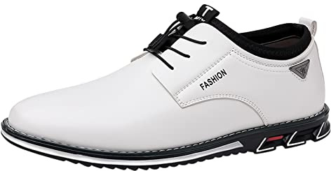 Fritidsskor herr läder kostymskor mode arbetsskor lätta affärsskor bekväma bröllopsskor enfärgade snörskor spets oxford nötningsbeständiga dansskor män eleganta loafers