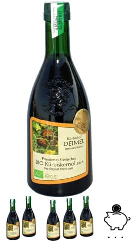 Kürbishof DEIMEL Steiermark/Austria - 500ml di olio di semi di zucca biologica della Stiria