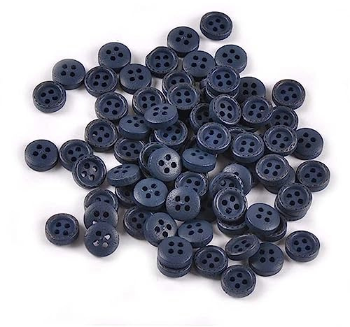 50PCS 10mm Multicolor Wooden Buttons for Clothing Handmade DIY Scrapbooking Crafts Broken Line Pattern Sewing Accessories Supplies Home Decoration
