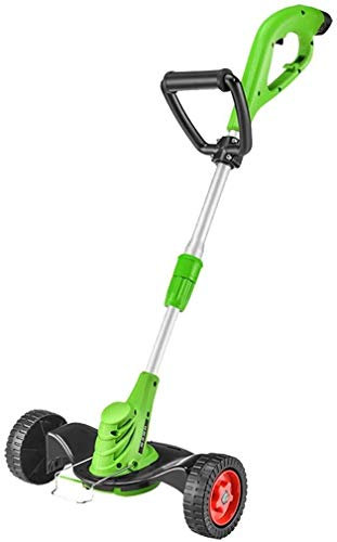 Samnuerly Cortacésped rotativo para jardín, cortacésped inalámbrico con Ruedas, para setos de Ramas de árboles, Cortador de Bordes de césped Ligero
