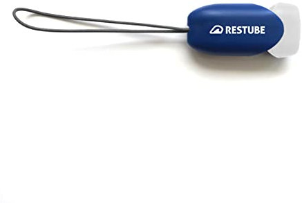 restube Notfallpfeife Super Laute Sicherheitspfeife mit 2-Ton-Frequenzen mit Lanyard, ideal für Schwimmen, Kajakfahren, Bootfahren, Überleben im Wasser, Wandern, Camping, Klettern, Blue+White