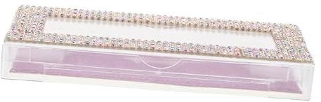 BESPORTBLE Box Diamond Künstliche Wimpern Box Wimpernhalter Kleberhalter Behälter Wimpernaufbewahrung Wimpernschalen Für Wimpernverlängerungen Wimpernkleberbehälter Wimpernbehälter Strass