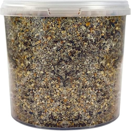 SQUAWK Robin & Songbird Food | Premium Enhanced Formula, Full of Natural Ingredients | Free of Husks & Germinating Seeds | Garden Wild Bird Feed Mix| Protein Rich, Full of Energy Mixture (10L Tub)