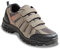 Chums Men's Walking Shoes Wide Fitting with Triple Strap Touch Fastening Grey 13 UK