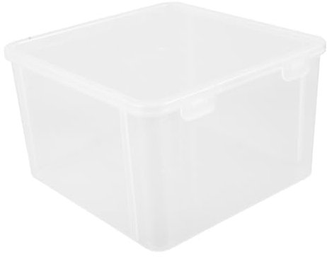 WHAMVOX Mahjong-aufbewahrungsbox Aus Kunststoff Mit Griff Kompakter Organizer Für Mini-kacheln Robust Einfach Zu Verstauen