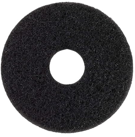 Pack 5 Discos de Limpieza de Suelos (Negro - Fibra Dura) - Perfecto para la limpieza de superficies de mármol, cerámica...
