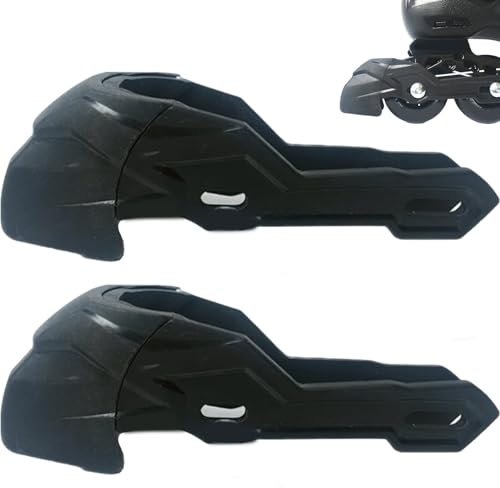 Pesoncarl 2pcs Roller Skates Bremsblockpolster Ersatz, Nicht-Schlupf-Inline-Rollschuh-Skate-Stopper Universal Plastiksicherheitsbremsen