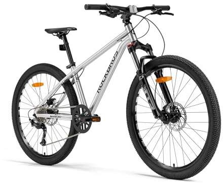ROCKBROS Darwin V-cykel 26 tums mountainbike med 9 växlar Shimano Altus M2000, barncykel för pojkar och flickor, män och kvinnor, MTB med hydrauliska skivbromsar
