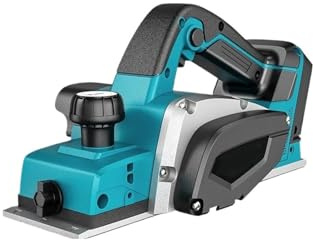 Hookurity Handheld Electric Planer Cordless Wood Planing Mac Cordless Brushless Electric Planer 15000RPM Hight Power Electric Wood Planer Home DIY for 20V Batterys (No Batterys)