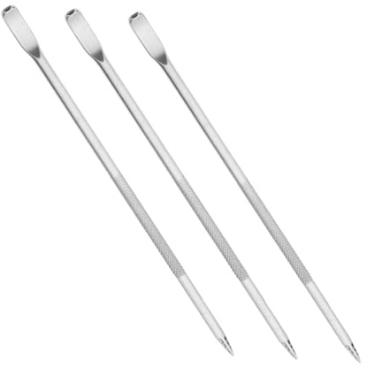 UKCOCO 3 Pezzi Penna per Latte Art in Acciaio Inossidabile Strumento Preciso per Decorazione Cappuccino e Latte Casa e Bar Ago per Disegni Artistici e Miscela Schiuma