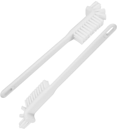 Toyvian 2 pezzi Spazzola Pulizia Multifunzione per Elettrodomestici da Cucina con Manico Lungo Angolato per Frullatori Estrattori e Macchine per Latte di Soia Spazzolino Delicato
