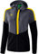 Erima Damen Squad Trainings Jacke, Slate Grey/schwarz/gelb, 40