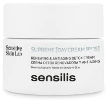 Sensilis - Supreme, Crema de Día Detox SPF15, 50 ml