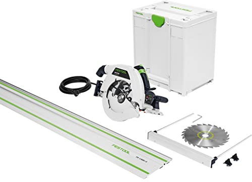 Festool Handkreissäge HK 85 EB-Plus-FS (mit Kreissägeblatt WOOD STANDARD, Parallelanschlag, Innensechskantschlüssel, Führungsschiene), im Systainer