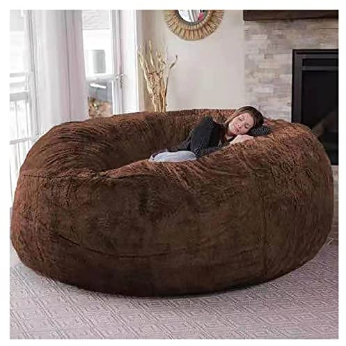 Funda de puf (sin Relleno, Solo Funda) Sillón con Almacenamiento Sofá Cama Transpirable y cómodo para la Sala de Estar y el Dormitorio