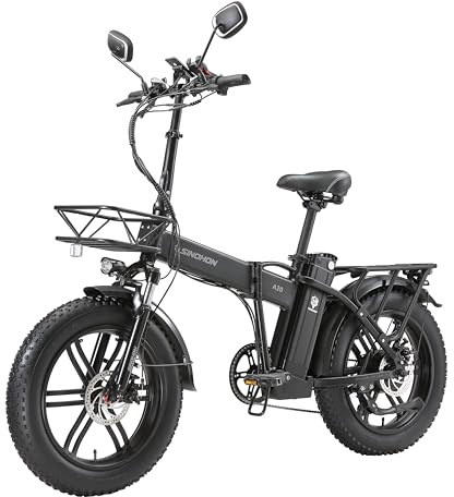 KIMDYMA A20/B20 Bici Elettrica Pieghevole 250W | 20 × 4.0 Fat Tire E-Bike Adulto | Doppia Batteria: 48V 18AH o 48V 15AH | Fino a 100KM di Autonomia | Sospensione anteriore | 7 Velocità (1)