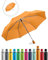 FARE Regenschirm (orange) - öffnet & schließt automatisch - kompakt, windsicher, sturmfest & wasserabweisend - stabiler Taschenschirm - Perfekter Begleiter für Damen und Herren