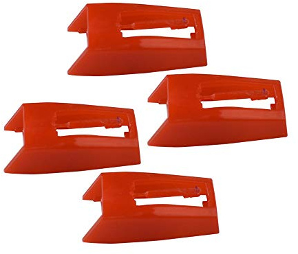 NP1 NP6 Turntable Replacement Stylus Record Player Needle Compatible for Ion Max LP Classic LP Archive Crosley CR8005D Jenson 1byone Vinyl Record LPplayer Phonograph -Pack of 4 (ABS -Red)