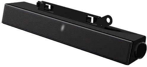 Dell External Soundbar Black AX510, 1.0 channels, 10 W, 0520-10704-EU (AX510, 1.0 channels, 10 W, Black, PC, Wired, DC12V +/-5%, 1.0A)