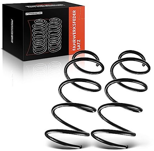 Frankberg 2x Federn Fahrwerksfeder Vorderachse Kompatibel mit 1er E81 E82 E87 E88 2004-2013 3er E90 E91 E92 E93 2004-2013 Replace# 31336767376