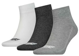 Levi's Logotipo de Batwing de Algodón Reciclado Cuarto Unisex adulto (Pack de 3)