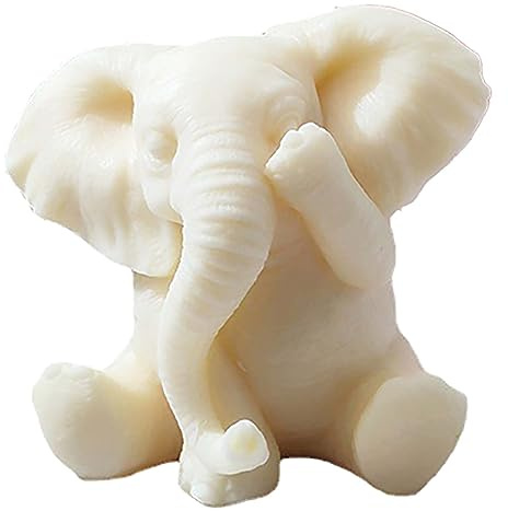Cover Eye Elephant Resin Mold - 3D Silicone Mold for Candle Making & Jewelry Casting