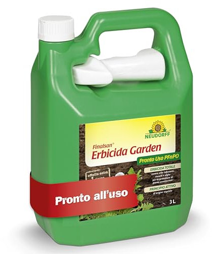 Neudorff Finalsan Ultima PFnPO Concentrato – Diserbante totale contro erbacce, erbe, alghe e muschi. Visibilmente efficace in un giorno, 3 litro