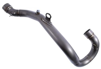 avdb-moto Collettori di Scarico 4T D:50mm Compatibile con KTM EXCF 250 EXC-F 2017-2019, EXCF 350 EXC-F 2017-2019, EXCF 250/350 SIX-DAYS 2017-2019, HUSQVARNA FE 250 2017-2019 Titanio off-Road