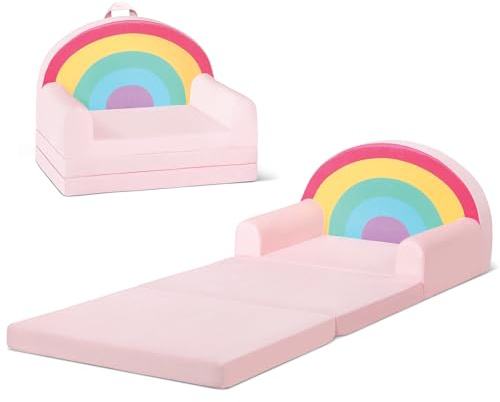 Delta Children Rainbow Flipout Figural Chair