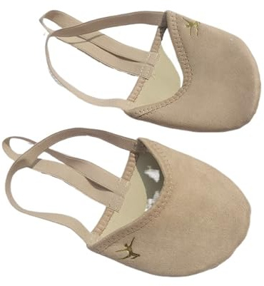 Punteras Gimnasia Ritmica Zapatillas de Gimnasia rítmica con Suela Media y Puntera Cuero Microfibra(L(38-39))