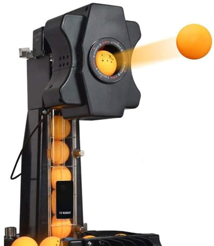Automatic Table Tennis Ball Machine Robot Clip-On Table Tennis Ball Machine, Practice Recovery Ball Robot