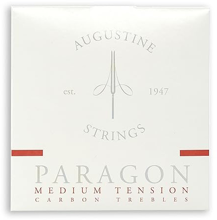 Augustine Strings Paragon Medium Tension - Premium Carbon Strings for Classical Guitar Strings - Produced in New York by the Manufacturer of the Original Nylon Guitar String