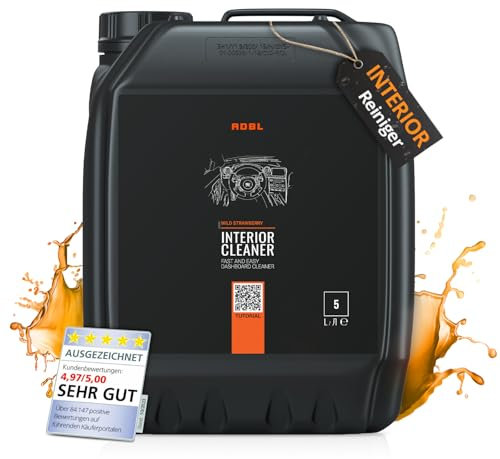 ADBL Interior Cleaner (5L) - Leistungsstarker Innenraumreiniger für Vinyl, Kunststoff und Gummi - Entfernt Schmutz, Fingerabdrücke und Fett - Rückstandsfrei und einfach anzuwenden