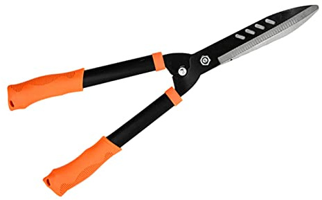 Garden Hedge Shears Gardening Tools, Premium Titanium Pruning Active Hand for Trimming Borders Topiaries Boxwood Decorative Grasses