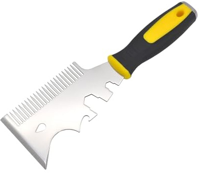 Arroopu Limpiador De Rodillo De Pintura, Acero Inoxidable Con Llave, Limpiador De Rodillo, Brocha Y Peine, Para Trabajos De Acabado Mejora Del Hogar Borde De Pared Proyectos De Artesanía Exterior