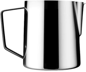 Bricco Latte Brocca for schiumare da 400/700 ml, tazza for il vapore, utensili for latte, accessori for caffè per la Crema(400ml,Glossy)