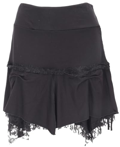 Guru-Shop Pixi spetskjol Elfenrock/top, dam, bomull, kjol/kort alternativ kläder