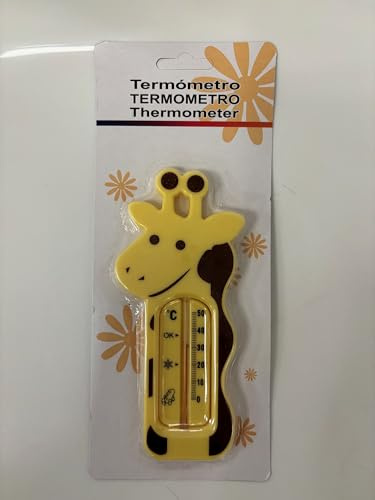 Baby or Adult Bath Thermometer - Giraffe - Ensure the water ambient temperature