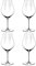 Riedel Performance Pinot Nero Calice Vino Rosso 83 Cl Set 4 Pz In Vetro Cristallino