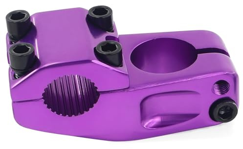 GRELiving Bike Stem for BMX Bike Aluminum Alloy Fixed Gear Bicycle Stem 22.2mm