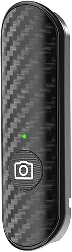 TONEOF Control Remoto Inalámbrico, Disparador Remoto Recargable para Selfies en Smartphones Obturador Disparador Alcance de 10M, Conexión Instantánea, Compatible con iOS y Android(202MAX170, Negro)