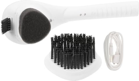 KOMBIUDA Brosse Électrique De Nettoyage De Chaussures Sans Fil Nettoyage Profond Uv Avec Brosse Ultrasonique Multifonctionnelle Pour Chaussures Blanc