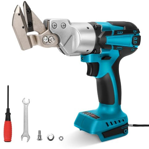 Cizalla De Metal Sin Cable Compatible Con Makita 18v Max Batería(sin Batería), Cuchillas Intercambiables, Cizalla De Chapa Eléctrica Sin Escobillas Para Cortar Acero Inoxidable, Aluminio