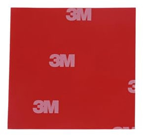 Nastro di montaggio biadesivo resistente, impermeabile, adesivo di montaggio forte, decorazione per casa, ufficio, auto, vetro, cartello, parete, realizzato con 3 M 4229P (3 Piece 100mm x 100mm)