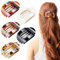 Tumurup Flache Haarspangen Damen -Flache Haarklammer Groß, 5 Stück Flat Claw Clip - Leicht & Bequem, Rutschfest, Für Dickes & Dünnes Haar, Elegante French Haarspange für Alltag, Sport, Fahren