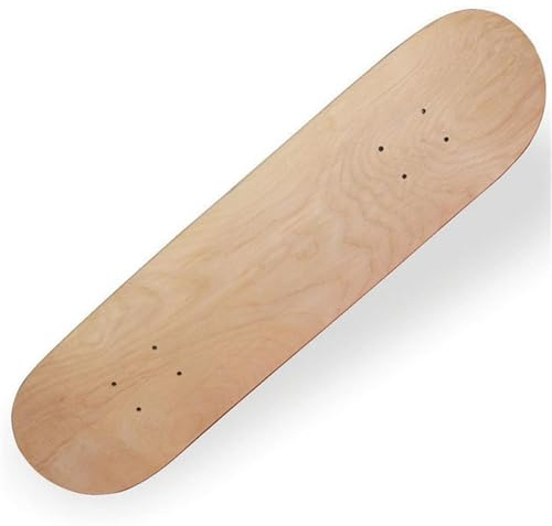 20 cm skateboardboard av 8-lagers lönnträ – dubbelkonkav skateboard, däck av naturligt lönnträ | skateboards däck för tricks Street Park Ramp Cruising Freestyle skridskoåkning transport, skoj, sport
